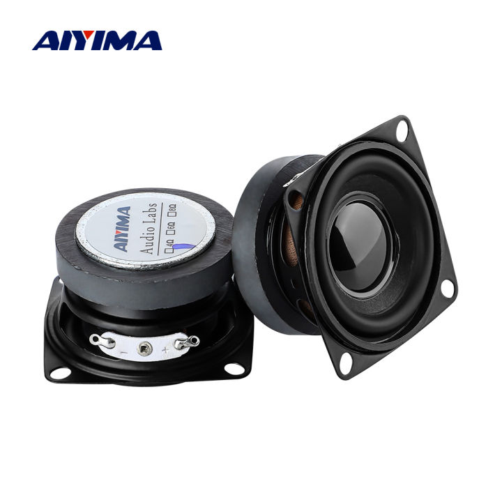 Aiyima Pcs Inch Ohm W Subwoofer Hifi Mini Woofer Speakers Diy