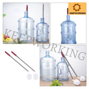 KEEPWORKING 1 Pcs water bucket washer brush Kitchen Stainless Steel Handle Brush Bottle
