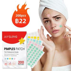 Jaysuing 40/200/360/600PCS เจลแปะสิวมีความอ่อนโยนและไม่กระตุ้นการซีดจางของจุดรอยสิวข้อบกพร่องจากสิวการซ่อมแซมสิวและแพทช์เครื่องสำอางกันน้ำ