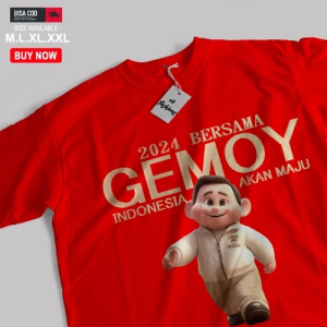 KAOS VIRAL PRABOWO GEMOY /KAOS VIRAL  GEMOY /COTTON COMBED