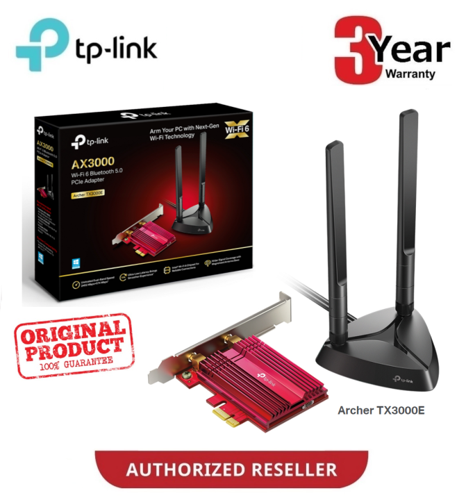 TPLink TLArcher TX3000E / Archer TX3000E AX3000 WiFi 6 Bluetooth 5.0