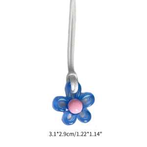 Bohemian Clavicle Chain Flower Pendant Necklace Handmade Chain Chokers Necklaces Girls Women Fashion