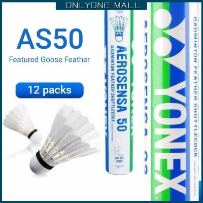 CẦU LÔNG Yonex Hình Cầu AS50 Trái Cầu Lông 12 Chiếc Lông Ngỗng 77 Tốc Độ as50