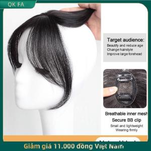 QK FA ✨ Tóc Giả Bangs Bên Trái Và Bên Phải Tóc Giả Bangs Chia Bangs Tóc Giả Tóc Phần Mở Rộng Mảnh Cho Cô Gái