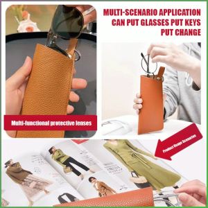 Eyeglasses Hanging Bag Multifunction Eyeglasses Bag Soft Lining Protective Eyeglass Lenses Practicality