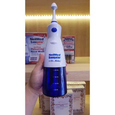 MÁY RỬA MŨI NEILMED SINUGATOR CORDLESS PULSATING NASAL WASH CHÍNH HÃNG - KÈM 30 GÓI MUỐI - SẢN PHẨM CHẤT LƯỢNG ĐƯỢC NGƯỜI DÙNG ĐÁNH GIÁ CAO HÀNG HOT TRÊN THỊ TRƯỜNG HIỆN NAY CÙNG TRẢI NGHIỆM NHÉ