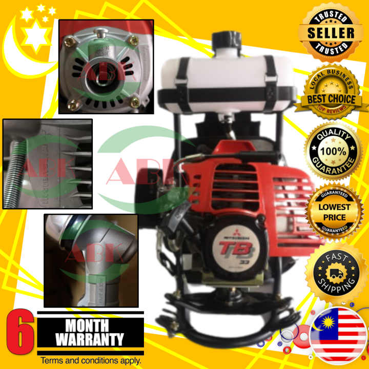 [100% ORIGINAL] MITSUBISHI MEIKI IRINO BRUSH CUTTER MESIN RUMPUT TB33 ...