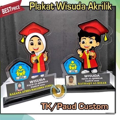 Jual Piala Wisuda Akrilik Trophy Akrilik Plakat Akrilik Paud Tk Wisuda Lazada Indonesia