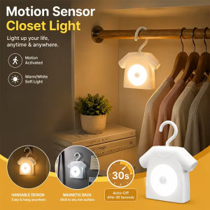 ✨ Night Light / Soft Lighting Fixture / Eye-Friendly Gentle Light / Flexible Installation / Long-Lasting Companion / Soft Light / No Power Needed / Magnetic Wall Mount / Battery Operated - Human Body Sensor Night Light