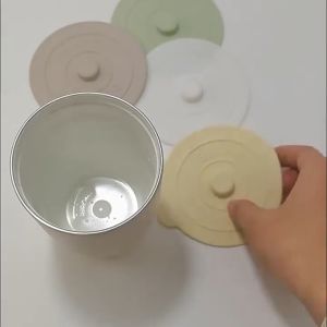 Silicone Cup Lids Cover Creative Simple Color Silicone Lid Dust Cup Water Cup Lid Mug Glass Cup Lid COD