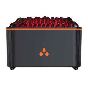 Multicolor Flickering Fire Aromas Machine ABS Texture Suitable for Air Moisturizing and Nightlight Ambiances Creation
