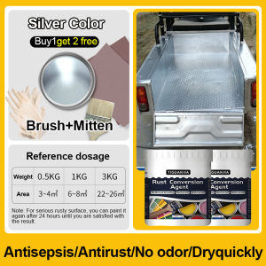 【24 hours delivery】anti rust paint for metal 2L metal paint rust remover door paint rust converter paint rust conversion paint paint for metal gate matt black paint rusty anti rust protection wrought iron paint rust remover