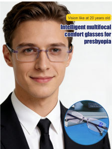 Smart Reading Glasses Comfortable Presbyopia Glasses Adjustable Zoom Technology Vision Correction Eyewear