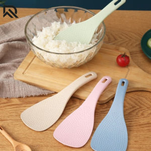 SP Wheat Straw Rice Serving Spoon Large Non-stick Rice Scoop Tableware Spoon Dinnerware Kitchen Tool