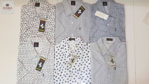 [HCM]Áo Sơ Mi Nam Trung Niên Tay Ngắn Họa Tiết Bông Đẹp SUNMEN ASMTN01 Size Từ 55-90kg