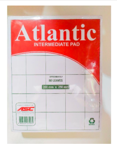 Atlantic / P1 Writing Pad Intermediate Long Pad 10 pads per Pack