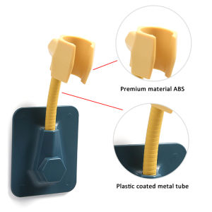 💥🎁Free Gift🎁💥2PCS Shower Head Holder Universal 360°Adjustable Shower Bracket Paste-type Shower Nozzle Home Punch-free Rack Shower Bathroom