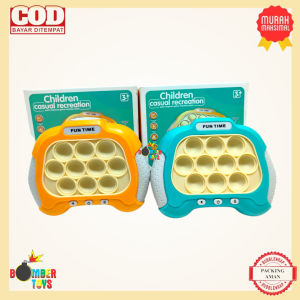 Mainan Anak Pop It Elektronik Quick Push Mini Game Interaktif Challenge Game Console Edukatif Puzzle