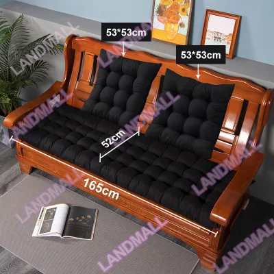 Wooden Sofa Cushions Foam Chair Cushion Mat 8cm Thickened Soft Foldable Pearl Cotton Comfortable Seat Mat Breathable Bed Mattress Solid Wood Sofa Cushion Four Seasons General Long Strip Pad Soft Comfortable cotton non-slip mat