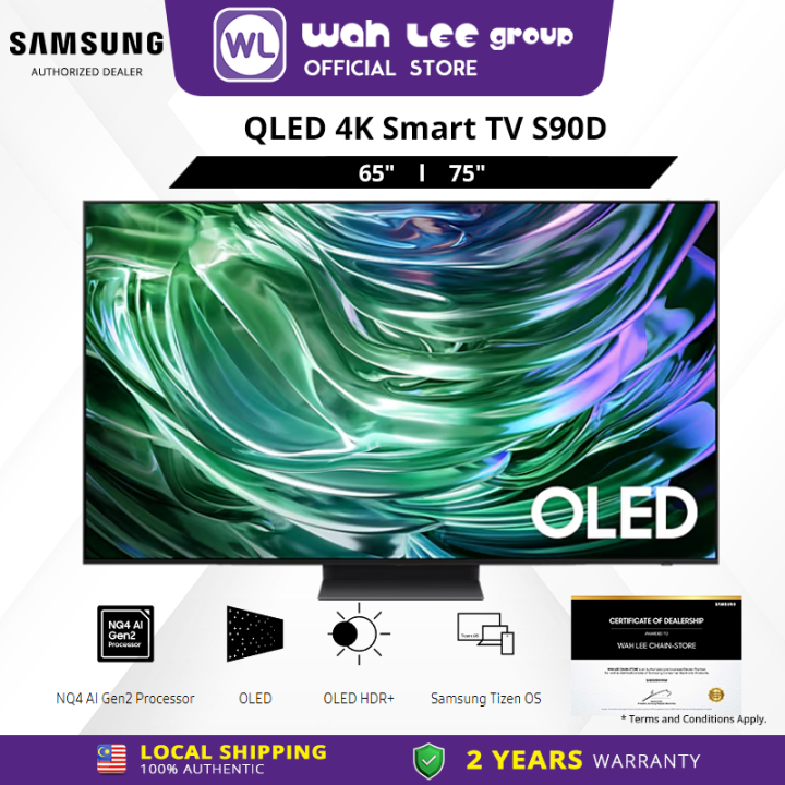 Samsung 55" 65" 77" Inch OLED 4K S90D S90C NQ4 AI Gen2 Processor | OLED ...