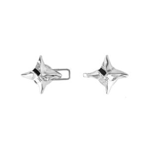 Four Pointed Star Waist Fastener Adjustable Waist Cinching Metal Button Nonsewing For Loose Jeans Pants Waist Tightening