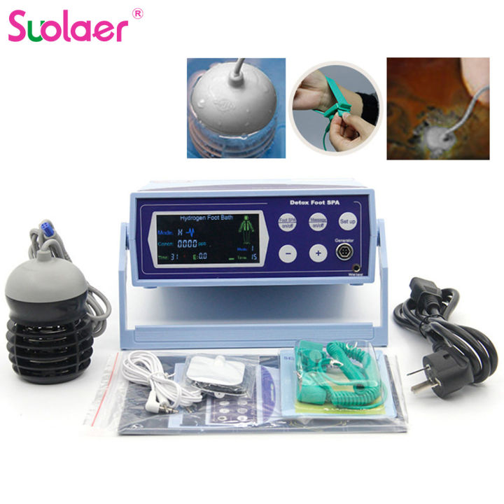 Suolaer Foot Care Anion Hydrogen Molecule Cell Detox Foot Bath Spa