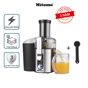 Máy ép trái cây công nghiệp Mitomo KJ-3057 1000W chuyên dụng cho quán kinh doanh nước ép - Hàng chính hãng