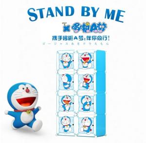 TERBARU!!!!!! LEMARI PLASTIK 2X4 DORAEMON  - SHENAR
