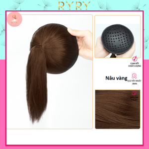 Chụp độn phồng đầu tóc giả búi tóc quả bưởi tạo độ phồng tự nhiên không lộ viền cho nữ - Phụ kiện RYRY