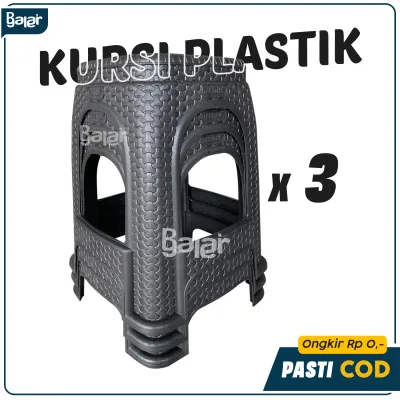 [6 Pcs] Kursi Plastik Rotak / Kursi Bakso Santai / Kursi outdoor murah serbaguna tebal dan kuat tabitha
