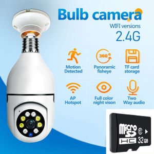 ♥100%Original Product+FREE Shipping ♥ 3MP E27 Bulb CCTV Camera Night Vision Full IP Camera Video Indoor Security Monitor Cameras