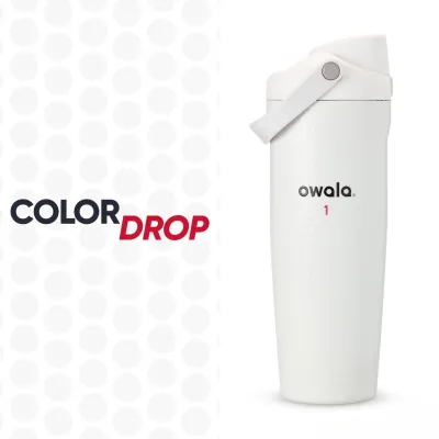 Owala FreeSip Sway 30oz Tumbler Off The Hook Color Drop 2-in-1 Straw & Swig Lid Stainless Steel Travel Mug Cold Drinks