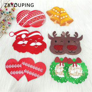 New Christmas Costume Female Festive Cloth Invisible Bra Seamless Chest Sticker Cute One-Time Breathable Christmas Wreath Self-Adhesive Bras with Bow