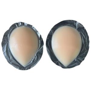 แผ่นซิลิโคนเสริมต้นขาผู้หญิง2ชิ้นดีไซน์มองไม่เห็นด้วยกาวแผ่นติดสะโพกแบบถอดออกได้เพื่อดูรูปร่างที่สมบูรณ์แบบและเป็นธรรมชาติ