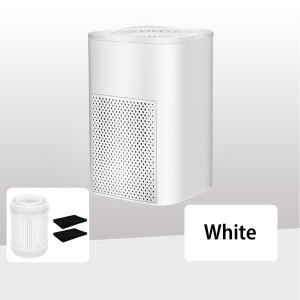 Vfocs Portable Air Purifier HEPA Filter USB Mute Mini Activated Carbon Removal Air Purifier Removal Dust
