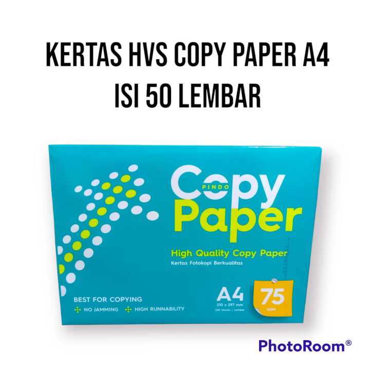 DE ROYALE - KERTAS HVS UKURAN A4 / COPY PAPER / KERTAS FOTOKOPI 75 GSM