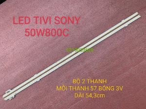 THANH LED TIVI SONY 50W800C HÀNG MỚI 100% BỘ 2 THANH MỖI THANH 57 BÓNG 3V DÀI 543cm LBM500M1903-BS-1
