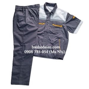 Đồng Phục Bảo Hộ Lao Động Ngắn Tay Dành Cho Kỹ Sư Nhà Máy Vải Siêu Thoáng Mát- Mã PR04