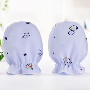 TUmama Đáng yêu tinh khiết bông bé Găng tay với cây dễ thương và họa tiết hoa cho trẻ sơ sinh