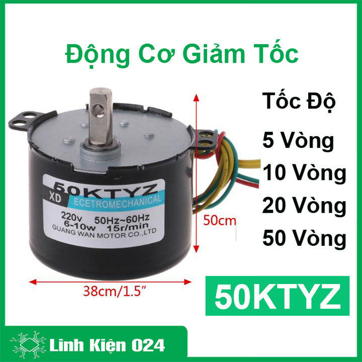 how to python code: hướng dẫn toàn diện từ... Động cơ, motor giảm tốc 50KTYZ điện áp 220VAC công suất 6W-10W chế băng ...