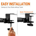 Mxtark Adjustable Computer Arm Rest For Desk Arm Support Wrist Universal Clamp-on Adjustable Ergonomic Armrest. 