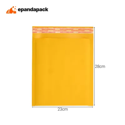 50pcs Kraft Paper Bubble Padded Envelope Mailer Shockproof Sampul Pos Shipping Courier Packaging Bag