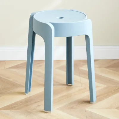 Europe Modern Kerusi Plastik Stool Plastic Chair High Quality Ready Stock Stackable Chair