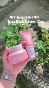 Juju Glow Juicy Tushie MINIS Butt Scrub 100ml Brightening Serum 30ml