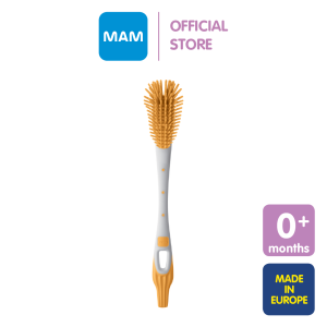 MAM Soft Brush Soft Silicone Baby Bottle Cleaning Brush