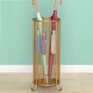NOONOR Metal Umbrella Holder Drainage Design Stand Type Storage Rack  Space Saving Umbrella Barrel Home Entrance