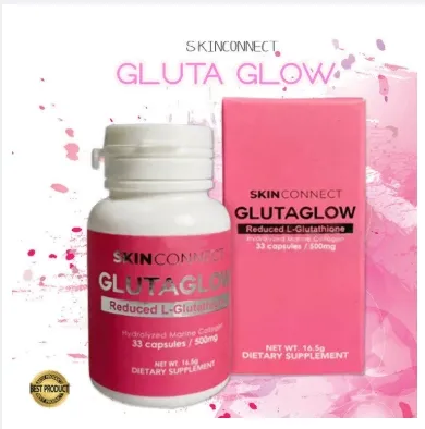 Gluta Glow Skin Connect - (Glutathione Collagen Vitamin C Vitamin E  GlutaGlow ) Glutathione Collagen Capsules Biotin Alpha Lipoic Acid Capsules  - Lazada | Lazada PH