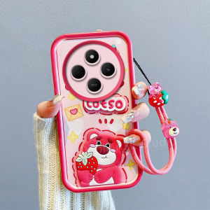 Phone Case for Xiaomi 14T Pro Redmi 14C POCO C75 4G 5G Casing New Design Cute 3D Cartoon Doll Bear Dog Kuromi Silicone Lens Protection Soft Cover with Short Lanyard