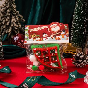 ZSDN MALL Soft Cat Paw Squeeze Toy Cartoon Waffle Christmas Fidget Doll Cute TPR Pinch Food Series Toy Funny