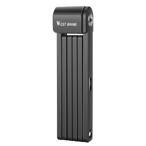 WEST BIKING Khóa Xe Đạp Có Thể Gập Khóa An Toàn Chống Trộm Xe Đạp Phụ Kiện Xe Đạp Núi Chống Thủy Lực Di Động